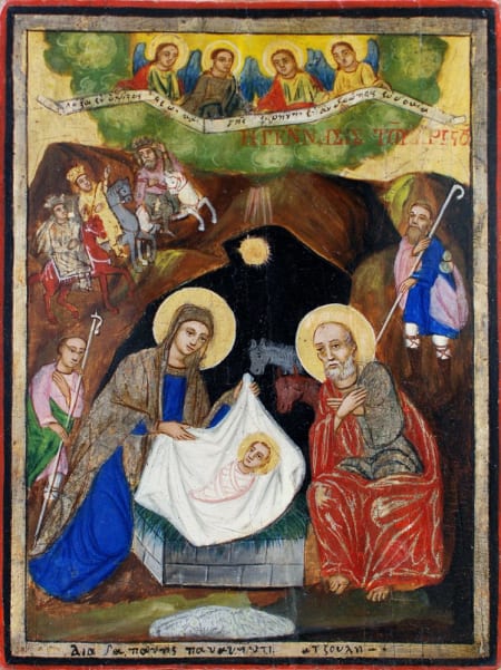 Icona Russa — Natale del Signore